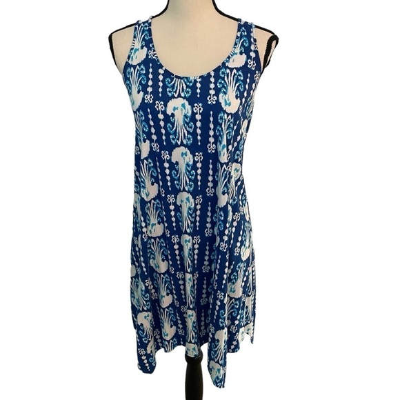 Lilly Pulitzer Melle Dress Indigo Get in Line Size XS Navy - Picture 1 of 12